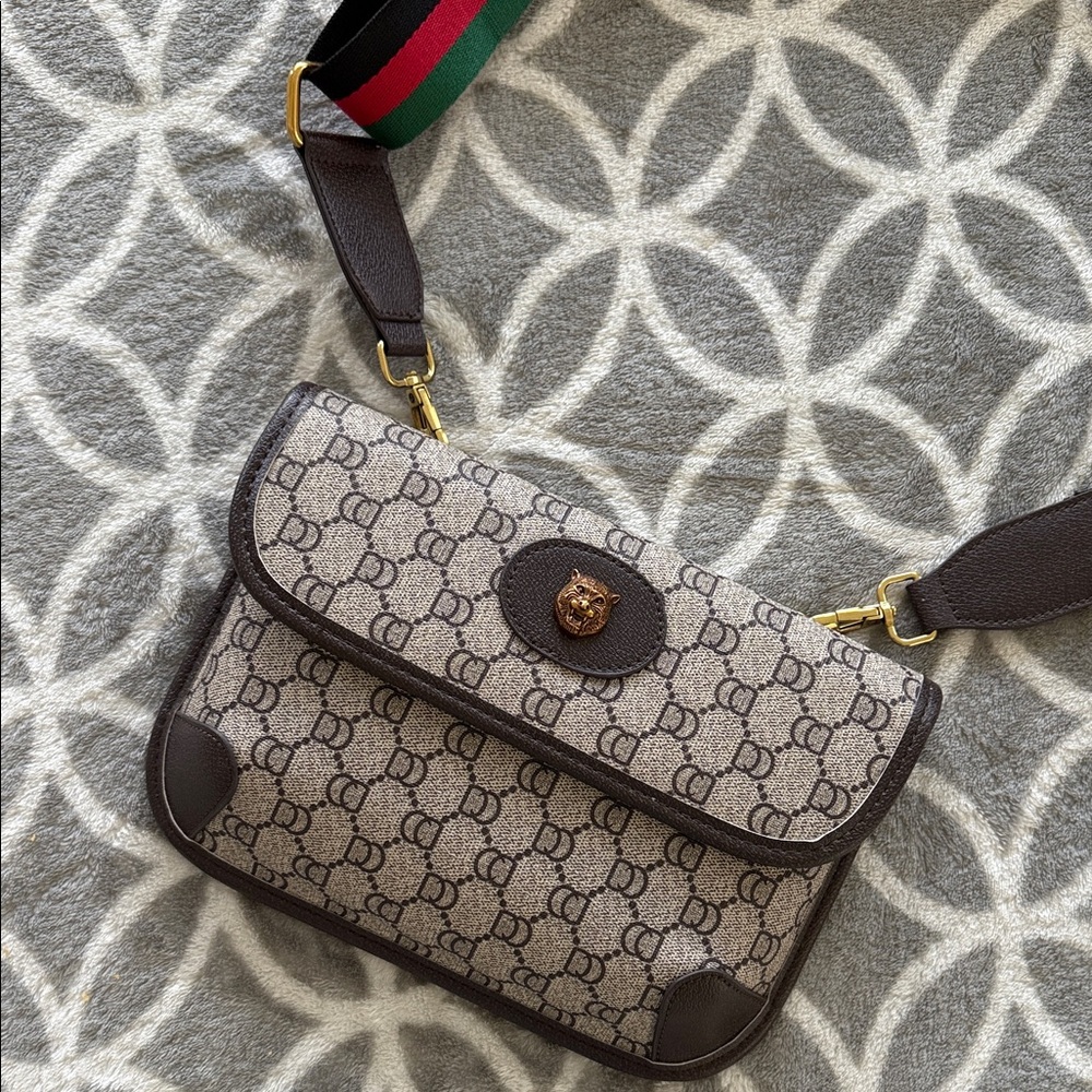 Stylish Brown Designer Shoulder Bag